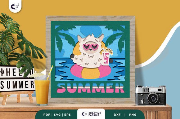 Baby Llama Summer 3D SVG: A Designer's Review