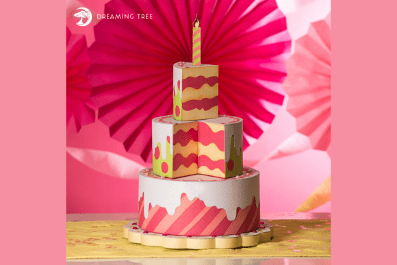 Birthday Cake Boxes SVG: A 3D SVG for Festive Birthdays