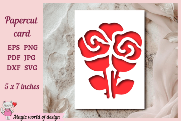 Birthday Card A5 Paper Cut SVG: Graphics for Crafts