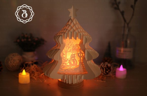 Christmas 3D SVG: Tree & Snowman Popup Review