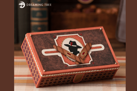Cigar Gift Jewelry Box SVG: A Premium 3D SVG for Objects