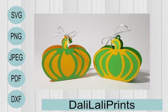 Halloween Pumpkin Box: 3D SVG Shapes for Branding