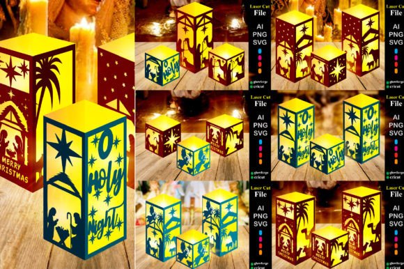 Nativity Christmas Paper Lantern Bundle