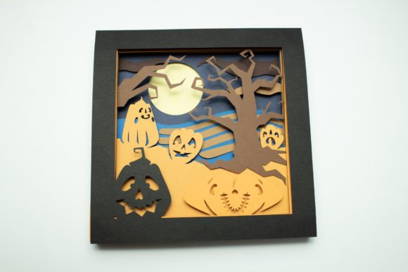 Pumpkin Patch Shadow Box: A 3D SVG Halloween Asset Review
