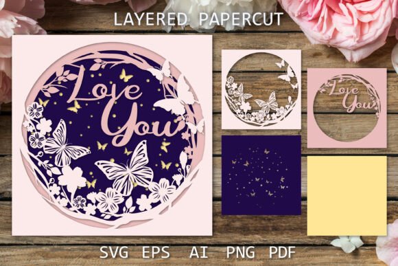 Review: 3D SVG Love You Card for Shadow Boxes