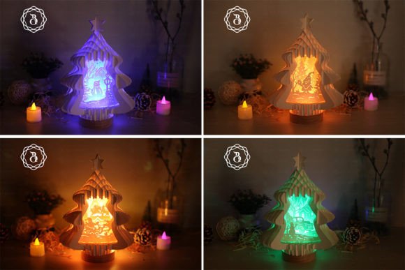 Review: Combo 4 Items Christmas Tree Popup 3D Design