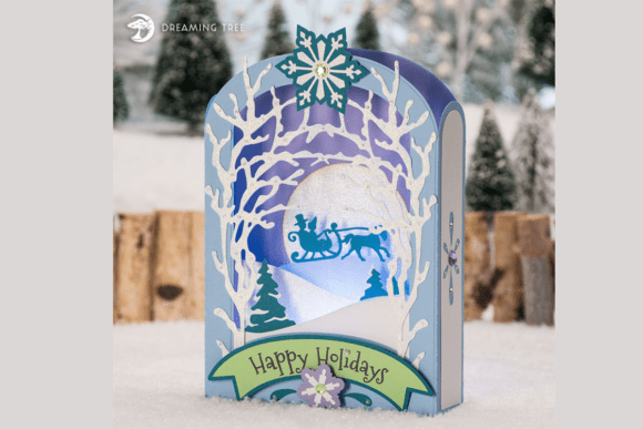 Review: Winter Wonderland Paperscape Card SVG for Embroidery