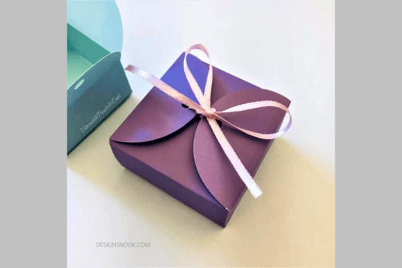 Semi Circle Flap Box - 3D SVG Shapes